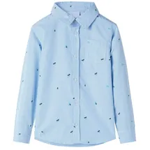 vidaXL Kinderhemd Hellblau 116
