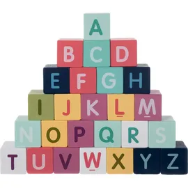 Kruzzel Spielset Puzzlematte Holzbausteine mit Buchstaben und Ziffern Fahrzeuge Figuren Sortierspielzeug 19159