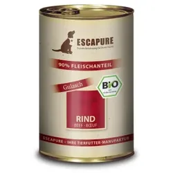 ESCAPURE Nassfutter Hund Bio Adult Rind 6x400 g