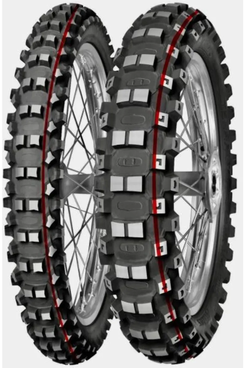 Pneumatico fuoristrada MITAS TERRA FORCE - MX MH medium hard red 100/100-18 TT M