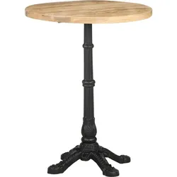 Bistrotisch Ø60x76 cm Raues Mangoholz