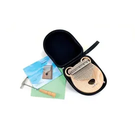 Gewa Kalimba Daumenklavier Eiche, mit Tonabnehmer, 17 Stahlzungen, stimmbar, inkl. Tasche, Stimmhammer, Anleitung