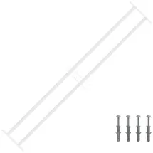vidaXL Sicherheitsgitter für Fenster mit 2 Querstangen 3 pcs 93-174 cm
