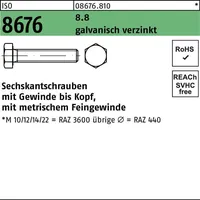 Industrial Quality Supplies ISO 8676 Sechskantschrauben 8.8 M 12
