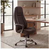 FineBuy AUSTIN Echtleder Braun