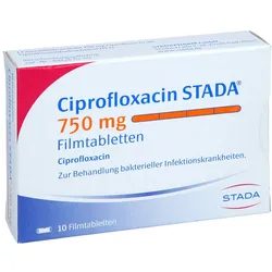 CIPROFLOXACIN STADA 750 mg Filmtabletten 10 St