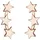 Elli Ohrstecker Sterne roségold 925 Sterling Silber