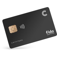 Cryptnox FIDO-Karte: Ihre Ultimative Sicherheitslösung – FIDO2-Zertifiziert, Apple Id/Ios -Sicherheitsschlüssel, NFC, Passwortlos 2FA, Praktisches Kartenformat