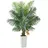 Vevor Künstliche Areca-Palme, 1,8 m, künstliche Tropische Palmenpflanzen mit weißem Pflanzgefäß, Kunstseidenpflanze im Topf, Kunstbaum für Veranden, Wohnzimmer, Terrassen, Zuhause, Büro