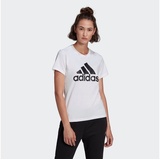 adidas Sportswear T-Shirt Loungewear Essentials Logo, schwarz-weiß