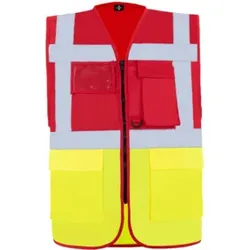 Korntex Wanrweste Hamburg rot/gelb Gr. XL