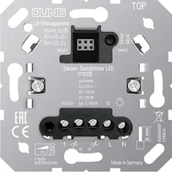 1St. Jung 1712DE Serien-Tastdimmer Universal LED 1712DE