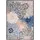 Sanat Novel Outdoorteppich Floral, Blau, Grau, Textil, Blätter, rechteckig, 120x170 cm, Oeko-Tex® Standard 100, pflegeleicht, Teppiche & Böden, Teppiche, Outdoorteppiche
