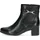 CAPRICE Damen Stiefeletten aus Leder mit Blockabsatz, Schwarz (Black Nappa), 36 EU