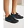 VIVANCE Damen Slip-On-Sneaker schwarz/royalblau 35