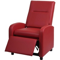 Mendler Fernsehsessel HWC-H18, Relaxsessel Liege Sessel, Kunstleder klappbar 99x70x75cm