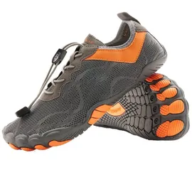 freiluftkind Das Original – Kokoda rutschfeste Barfußschuhe (Dunkelgrau/Größe EU 35) – Der perfekte Barfußschuh für Dein Abenteuer – Barfusslaufschuhe Barfuss Schuhe Barefoot Shoes - 35 EU