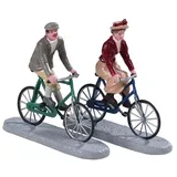 Robbe Lemax - Bike Ride Date - Set of 2 - Weihnachtshäuser & Weihnachtsdörfer