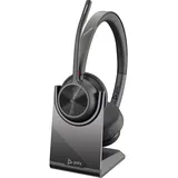 Poly Voyager 4320 MS Teams Headset mit Ladestation,