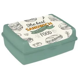 KEEEPER Brotdose carla midi "Space Tour", nordic green, Lunchbox, Grün