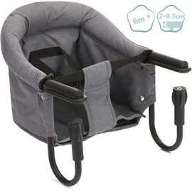 fillikid Tischsitz Comfort mit gepolsterter Sitzfläche inkl. Tasche - Grau