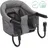 fillikid Tischsitz Comfort mit gepolsterter Sitzfläche inkl. Tasche - Grau