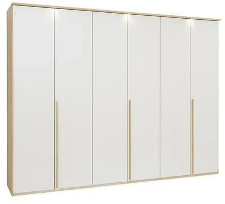 Musterring Kleiderschrank Montino 299 x 229 Lack Beige Sand
