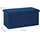 Relaxdays Truhenbank Samt Blau 38 x 77 x 39 cm