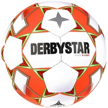 derbystar Atmos S-Light AG v23 Fußball weiß orange, 5