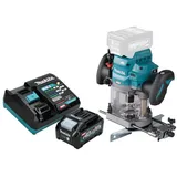 Makita RP 001 GM101 Akku Oberfräse 40 V max. 12 mm Brushless + 1x Akku 4,0 Ah + Ladegerät