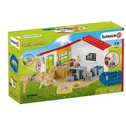 Schleich Farm World 42502 Tierarzt-Praxis mit Haustieren Spielfiguren-Set 4055744038839 Schleich