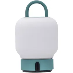 kooduu LED-Tischleuchte Smokey Teal LOOME - B/H/T ca. 13,00x21,30x13,00