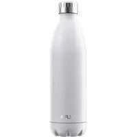 FLSK Edelstahl Trinkflasche white 1 l