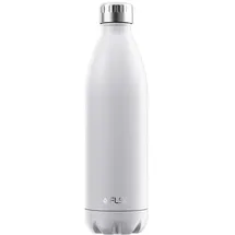FLSK Edelstahl Trinkflasche white 1 l