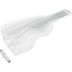 Scott Prospect/Fury Laminated Tear-Offs mit Verschlussband, transparent für Männer
