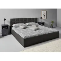 Westfalia Schlafkomfort Polsterbett, schwarz, B:208cm L:210cm, WESTFALIA SCHLAFKOMFORT, Betten,