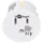 goobay Netzadapter US/Japan, Weiß - Schutzkontaktstecker (Typ F, CEE 7/7) > US-/Japan-Buchse (Typ B, NEMA 5-15, 3-polig)