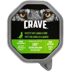 CRAVE Pastete 2 x 7 x 150g Rind und Lamm