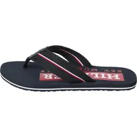 Tommy Hilfiger Herren Flip Flops Corporate Beach Sandal Zehentrenner, Blau (Desert Sky), 46 - 46 EU