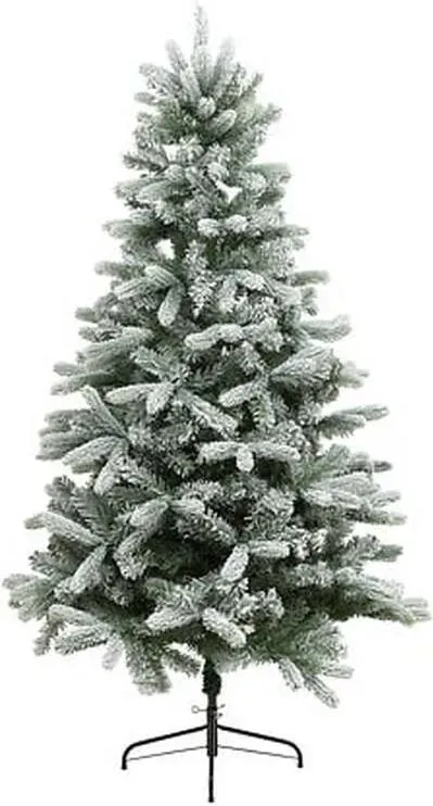 Schneesturm Beflockter Kunstbaum, 180 cm hoch