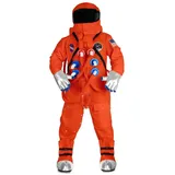 Underwraps Kostüm NASA Raumanzug Kostüm, Astreiner Astronaut: authentisches Astronauten Kostüm der NASA orange M-L