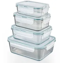 GOURMETmaxx Klick-it 4er Set - 8-tlg. smaragd