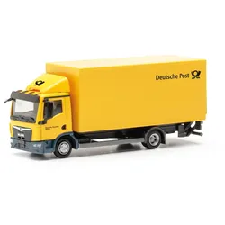 MAN TGL Koffer-LKW mit Ladebordwand Post" Modell von herpa 1:87"