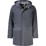 K-Way - Wasserdichte Herrenjacke Jarno Twill Marmotta - Größe XL - Navy