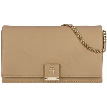 Tommy Hilfiger Umhängetasche TH Her Flap W/Chain safari canvas