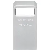 Kingston DataTraveler Micro Retail 128 GB Silber