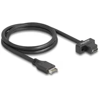 Delock USB 10Gbps Kabel Typ-E Key A 20 Pin Stecker USB-C BU zum Einbau 0.7m Digital/Daten 0,7 m,