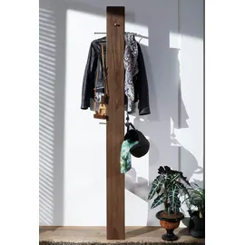 Massivmoebel24 Garderobe Sheesham 36x32x200 smoked cherry gebeizt Toronto #143