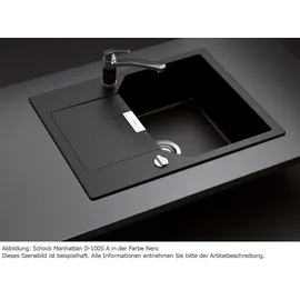 Schock Manhattan D-100S Einbau nero + Excenterbetätigung