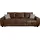 Collection AB Schlafsofa Bella, B: 241 cm, Liegefl. 142x194 cm, Bettfunktion, Bettkasten & 2 Zierkissen, Federkern braun